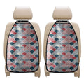 Japanese Geometric Pattern Print Car Seat Organizers