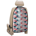 Japanese Geometric Pattern Print Car Seat Organizers