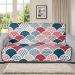 Japanese Geometric Pattern Print Futon Protector