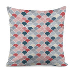 Japanese Geometric Pattern Print Pillow Cover