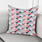 Japanese Geometric Pattern Print Pillow Cover