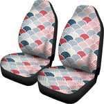Japanese Geometric Pattern Print Universal Fit Car Seat Covers