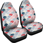 Japanese Geometric Pattern Print Universal Fit Car Seat Covers