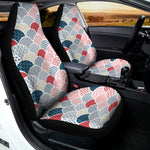 Japanese Geometric Pattern Print Universal Fit Car Seat Covers