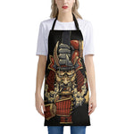 Japanese Ghost Samurai Print Apron