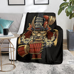 Japanese Ghost Samurai Print Blanket