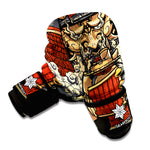 Japanese Ghost Samurai Print Boxing Gloves
