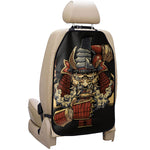 Japanese Ghost Samurai Print Car Seat Organizers