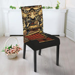 Japanese Ghost Samurai Print Dining Chair Slipcover