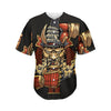 Japanese Ghost Samurai Print Men's Baseball Jersey