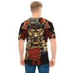 Japanese Ghost Samurai Print Men's T-Shirt