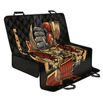 Japanese Ghost Samurai Print Pet Car Back Seat Cover