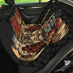 Japanese Ghost Samurai Print Pet Car Back Seat Cover