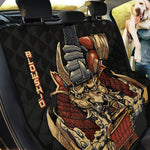 Japanese Ghost Samurai Print Pet Car Back Seat Cover