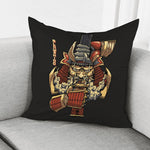 Japanese Ghost Samurai Print Pillow Cover