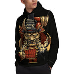 Japanese Ghost Samurai Print Pullover Hoodie