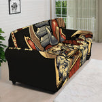 Japanese Ghost Samurai Print Sofa Cover