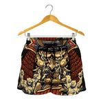 Japanese Ghost Samurai Print Women's Shorts