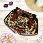 Japanese Ghost Samurai Print Women's Shorts