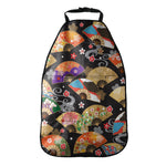 Japanese Hand Fan Pattern Print Car Seat Organizers