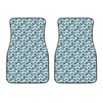 Japanese Kanagawa Wave Pattern Print Front Car Floor Mats