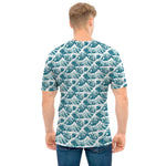 Japanese Kanagawa Wave Pattern Print Men's T-Shirt
