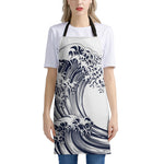 Japanese Kanagawa Wave Print Apron