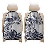 Japanese Kanagawa Wave Print Car Seat Organizers