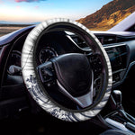 Japanese Kanagawa Wave Print Car Steering Wheel Cover