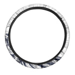 Japanese Kanagawa Wave Print Car Steering Wheel Cover