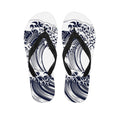 Japanese Kanagawa Wave Print Flip Flops