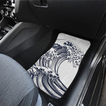 Japanese Kanagawa Wave Print Front and Back Car Floor Mats