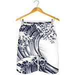 Japanese Kanagawa Wave Print Men's Shorts