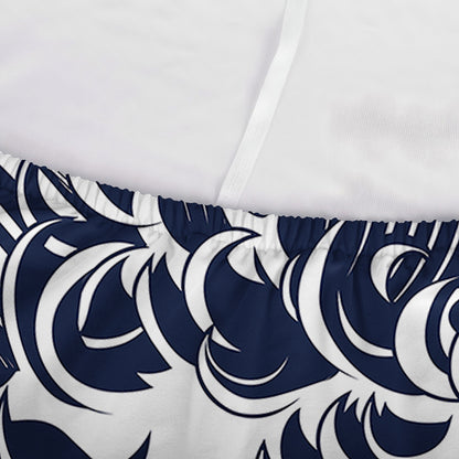 Japanese Kanagawa Wave Print Sofa Cover