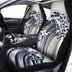 Japanese Kanagawa Wave Print Universal Fit Car Seat Covers