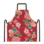 Japanese Kimono Pattern Print Apron