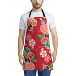 Japanese Kimono Pattern Print Apron