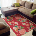 Japanese Kimono Pattern Print Floor Mat
