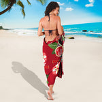 Japanese Kimono Pattern Print Beach Sarong Wrap