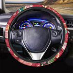 Japanese Kimono Pattern Print Car Steering Wheel Cover