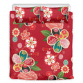 Japanese Kimono Pattern Print Duvet Cover Bedding Set
