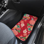 Japanese Kimono Pattern Print Front Car Floor Mats