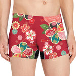 Japanese Kimono Pattern Print Men's Boxer Briefs