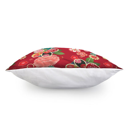 Japanese Kimono Pattern Print Pillow Cover