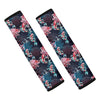 Japanese Koi And Chrysanthemums Print Car Seat Belt Covers