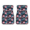 Japanese Koi And Chrysanthemums Print Front Car Floor Mats