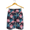 Japanese Koi And Chrysanthemums Print Men's Shorts