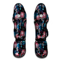 Japanese Koi And Chrysanthemums Print Muay Thai Shin Guards