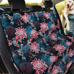 Japanese Koi And Chrysanthemums Print Pet Car Back Seat Cover