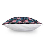 Japanese Koi And Chrysanthemums Print Pillow Cover